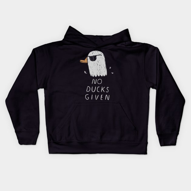 no ducks given Kids Hoodie by Louisros